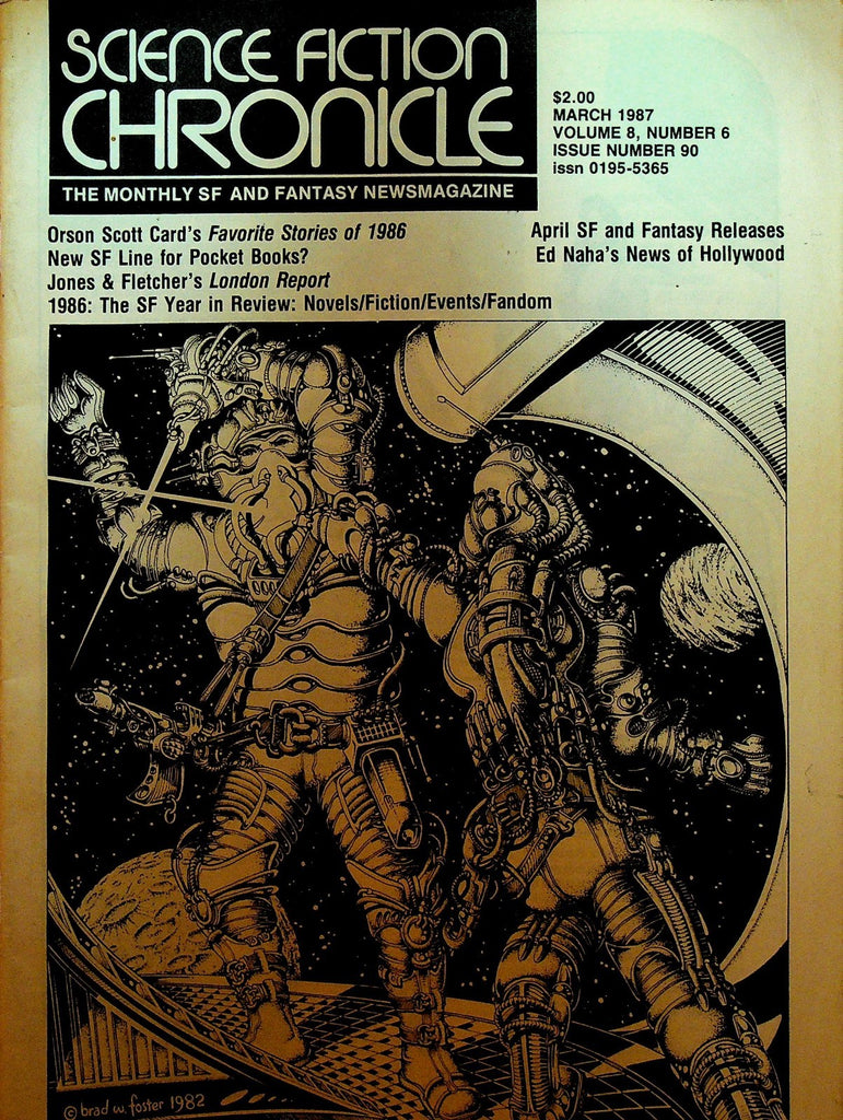 Science Fiction Chronicle Magazine March 1987 Orson Scott Card Ray Bolger0