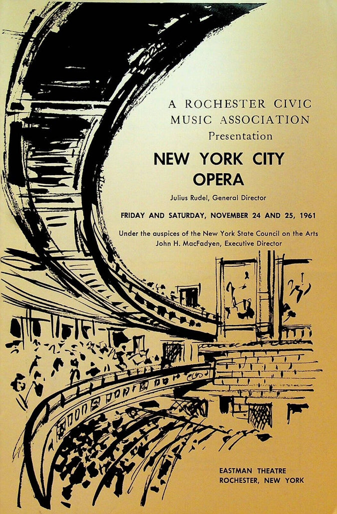 New York City Opera Program November 1961 Madama Butterfly La Boheme