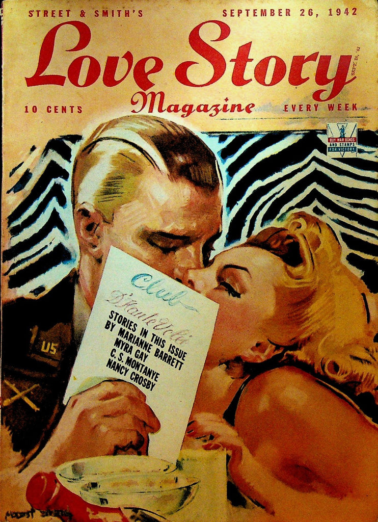 Love Story Pulp September 26 1942 Marianne Barrett Nancy Crosby Myra Gay0