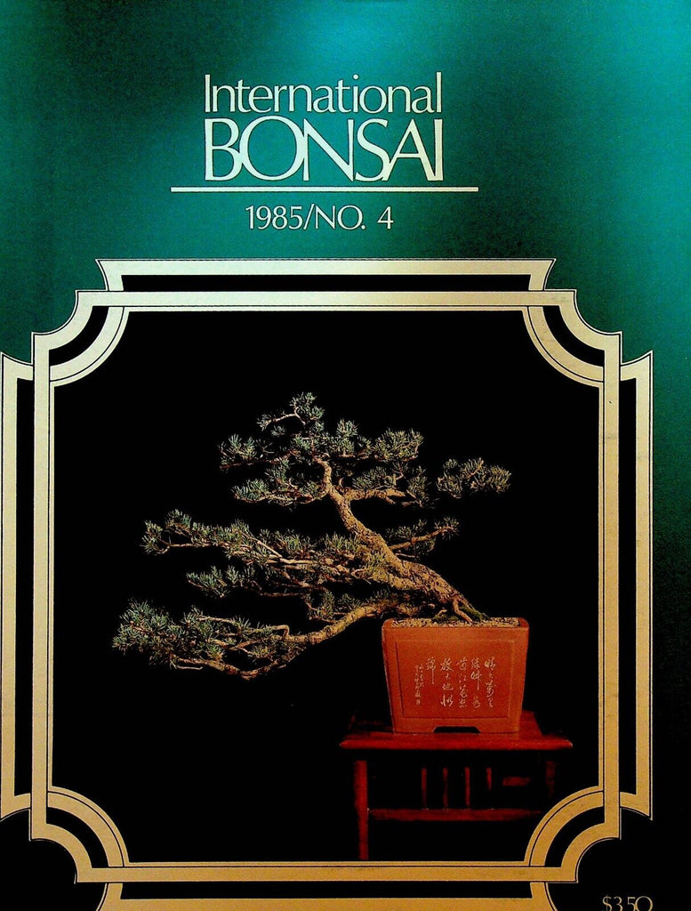 International Bonsai Magazine 1985 #4 Japanese Red Pine Bonsai Scots Pine