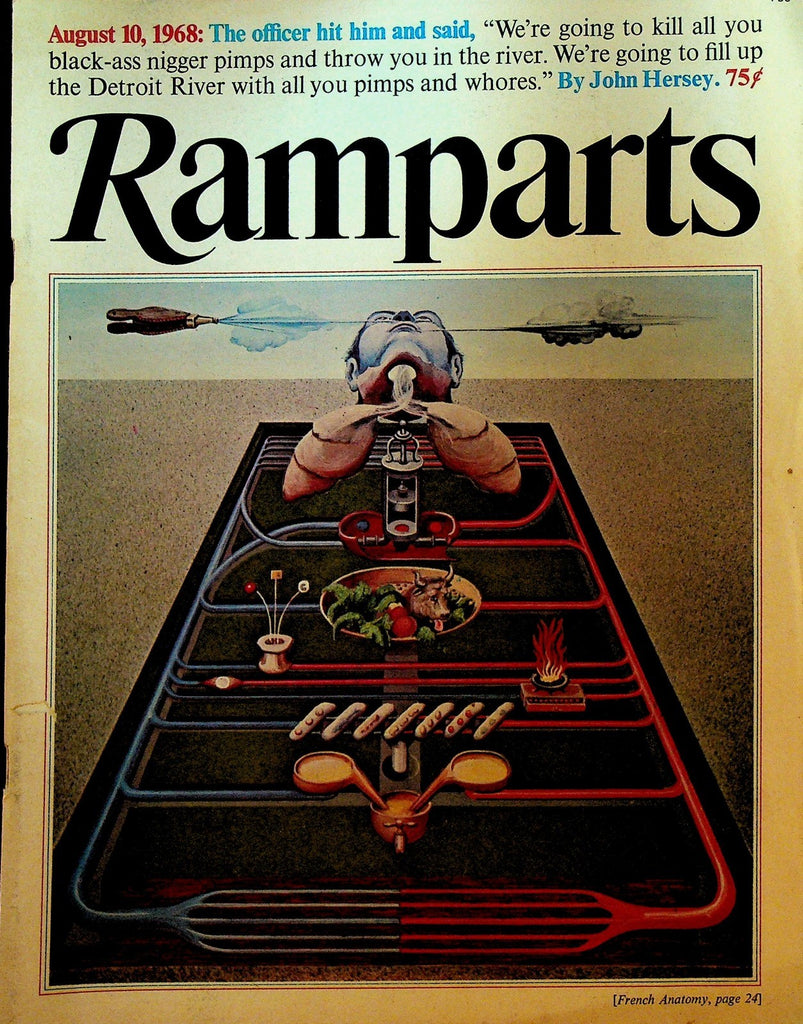 Ramparts Magazine August 10 1968 Algiers Motel Incident Civil Rights0