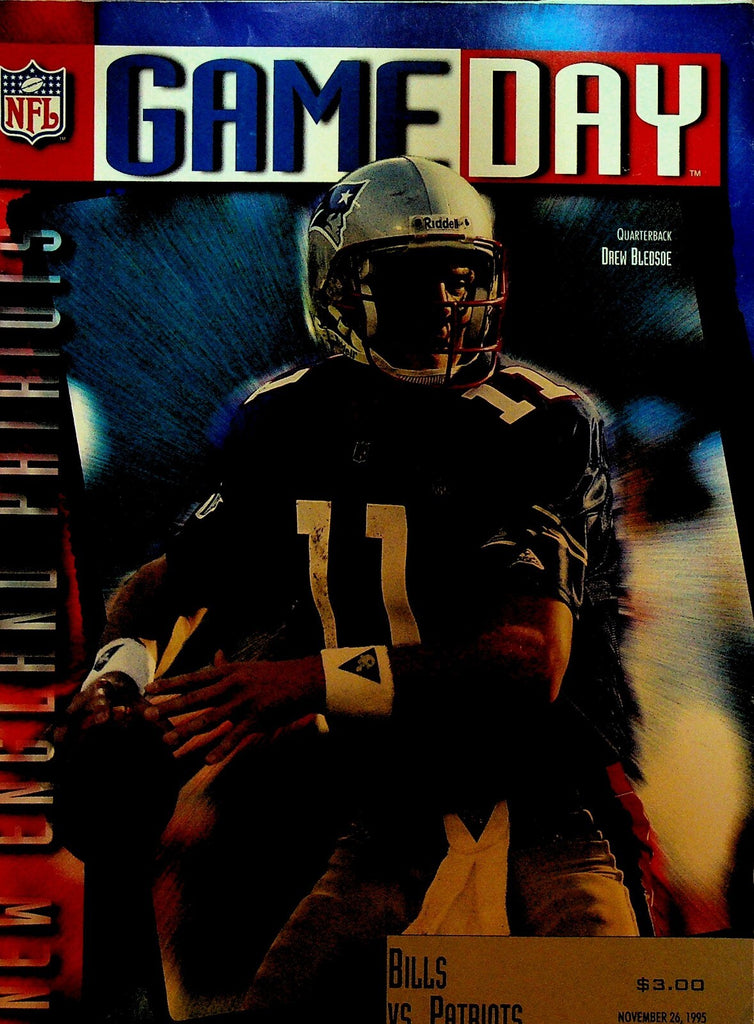 NFL Gameday New England Patriots v Buffalo Bills November 26 1995 Program0