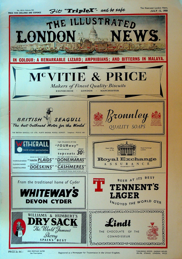 Illustrated London News July 12 1958 Wimbledon Althea Gibson0