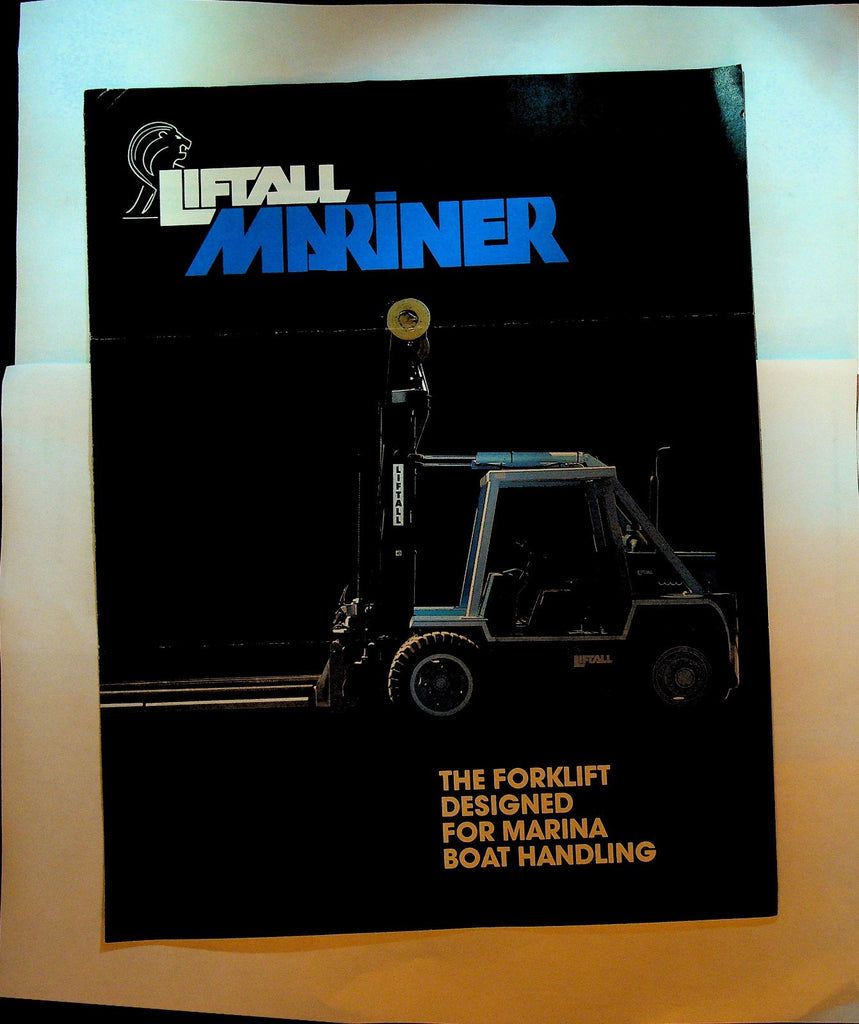 Liftall Mariner Brochure Forklift for Marina Boat Handling 1980s0