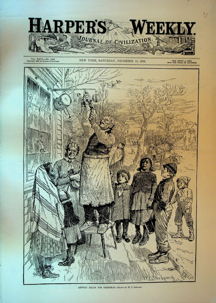 Harper's Weekly Magazine December 16 1882 Thomas Nast Anthony Trollope0