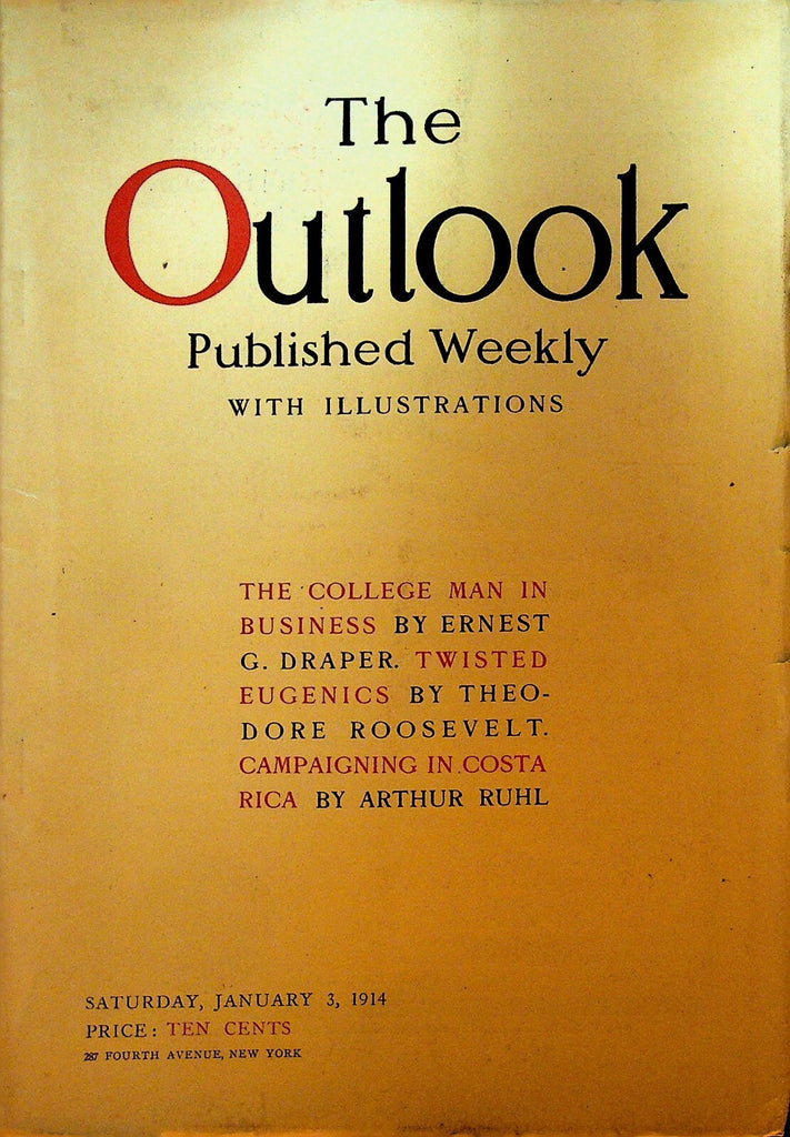 The Outlook Magazine January 3 1914 Philippines Southern Colorado Coal Strike0