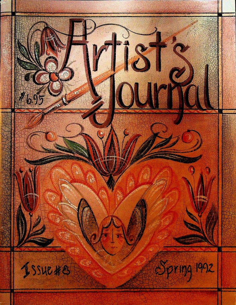 Artist's Journal Magazine #8 Spring 1992 Marbling Transparent Glass Blending0