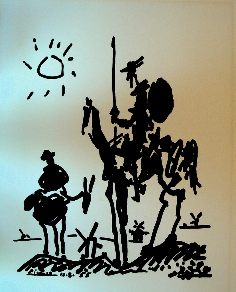 Don Quixote by Pablo Picasso Print0
