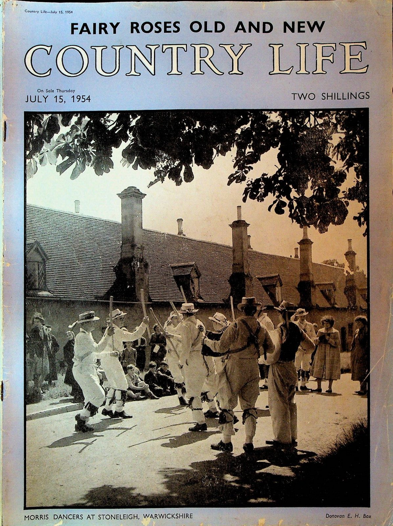 Country Life Magazine July 15 1954 Morris Dancers Stoneleigh Warwickshire Monet0