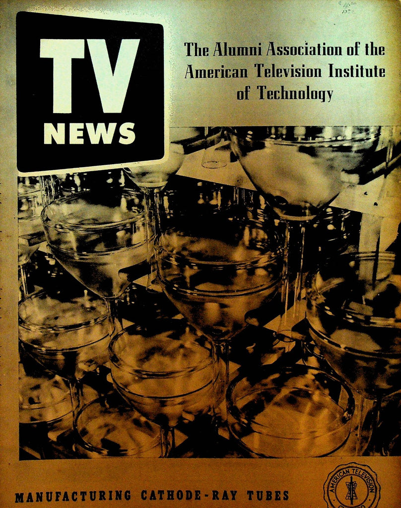 TV News Magazine #5 November 1949 Early Television Cathode Ray Tubes0