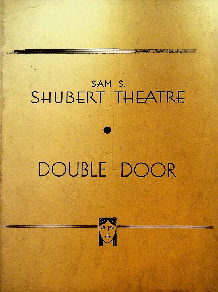 Double Door Playbill January 15 1934 Thelma Paige Lucia Laska Marjorie Dalton