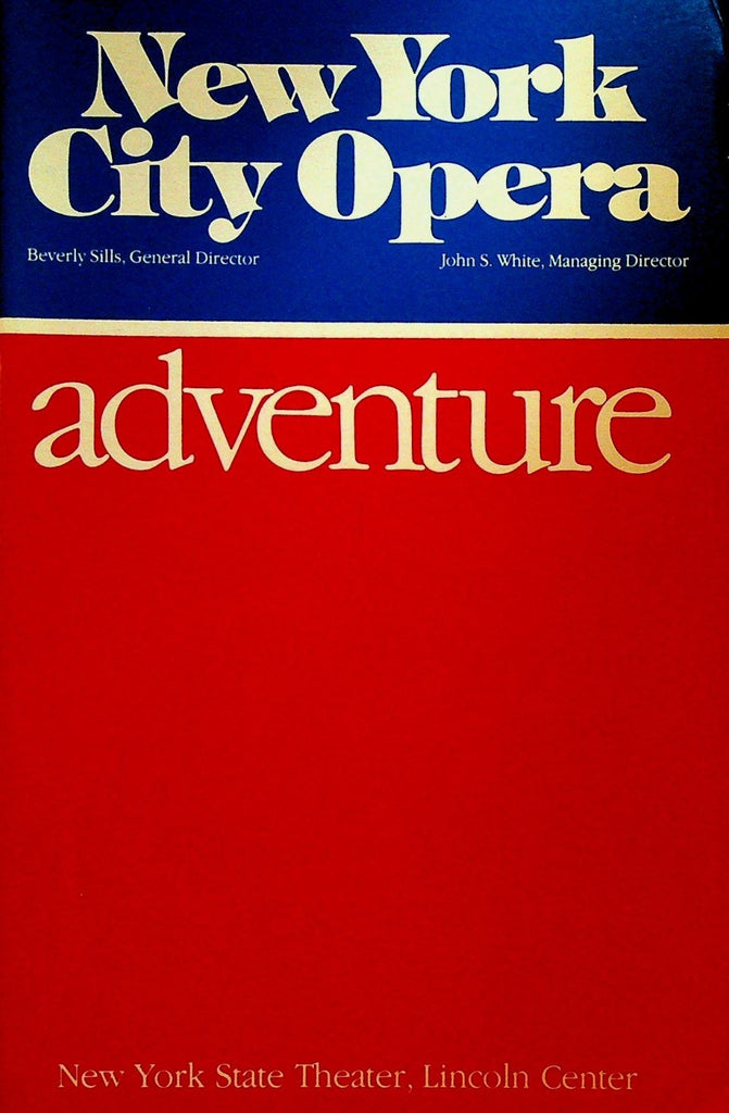 La Clemenza di Tito New York City Opera Playbill November 4 1979 Carol Vaness0