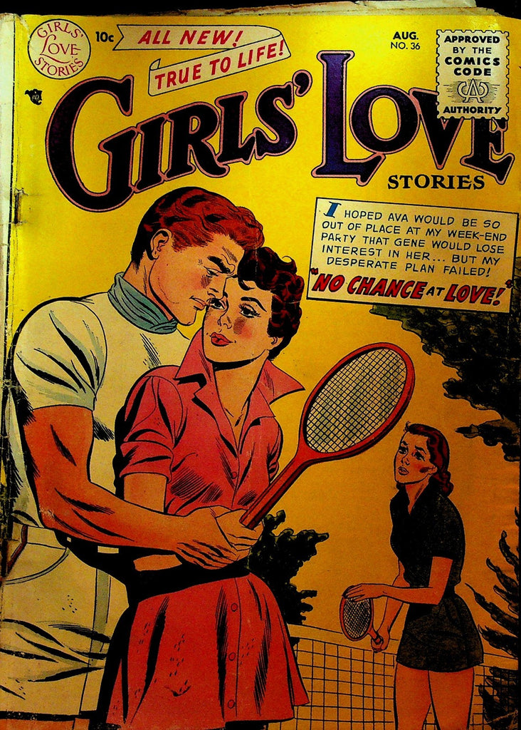 Girls Love Stories 36 DC Comics 1955 Silver Age Romance Comic0