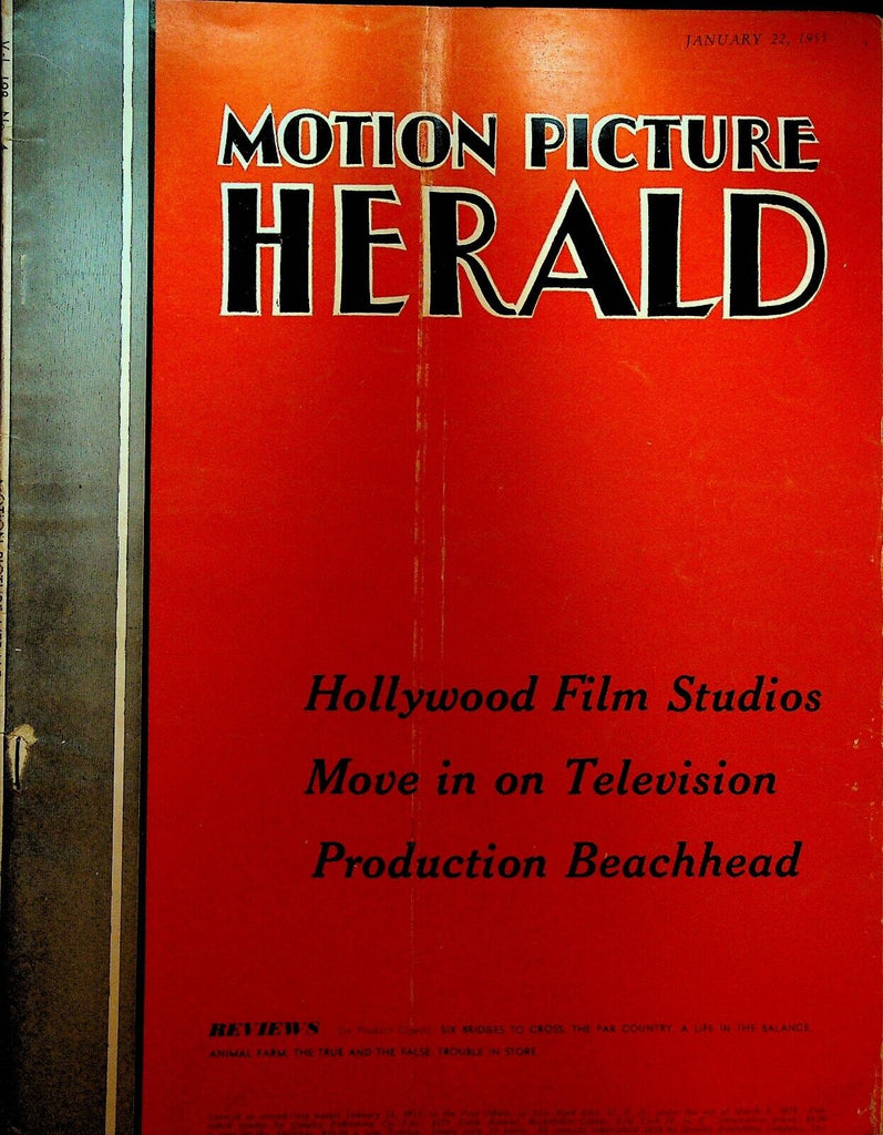 Motion Picture Herald January 22 1955 Kim Novak William Holden Grace Kelly
