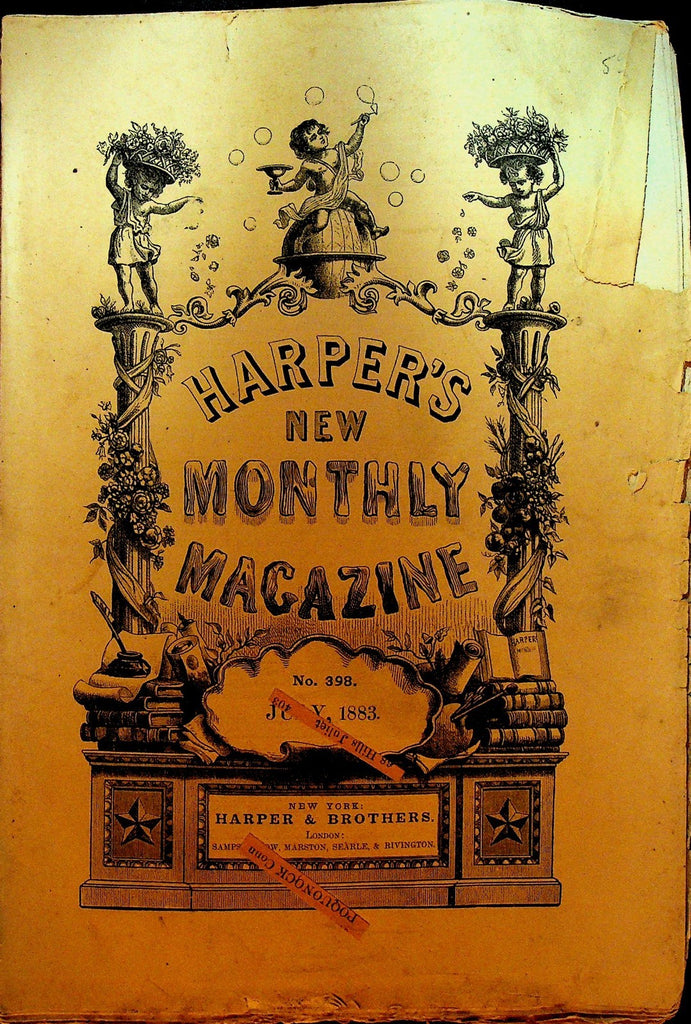 Harper's New Monthly Magazine July 1883 The Romanoffs Cincinnati China0