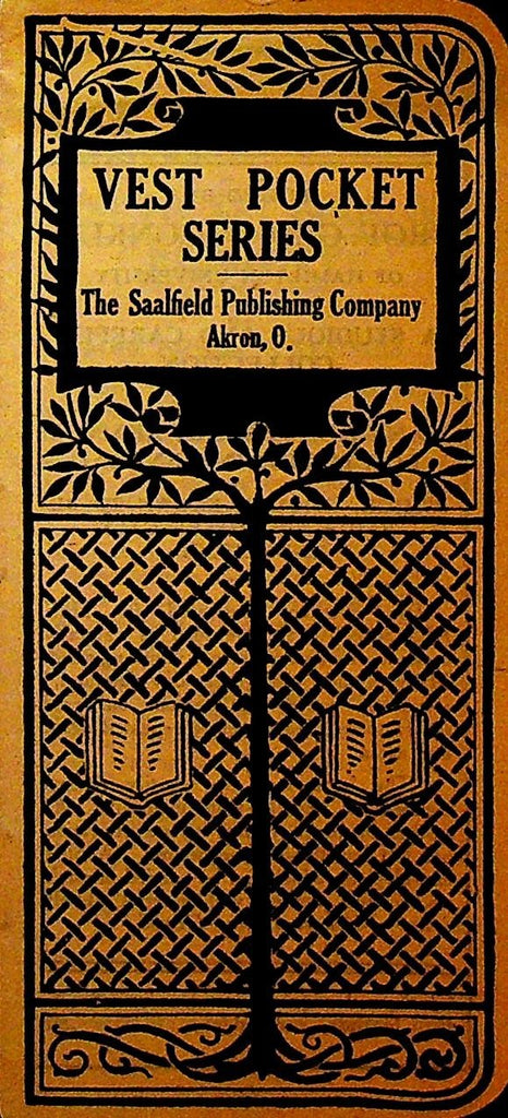 Saalfield Publishing Vest Pocket Series Catalog of Books ca 19100