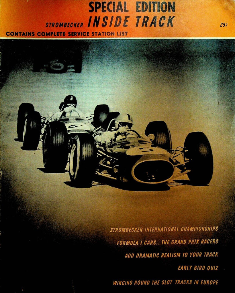 Strombecker Inside Track Magazine 1965 Grand Prix Formula I 1 Cars