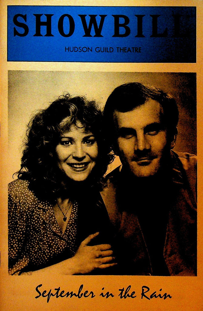 September in the Rain Playbill April 1985 Susan Greenhill Steve Ryan0