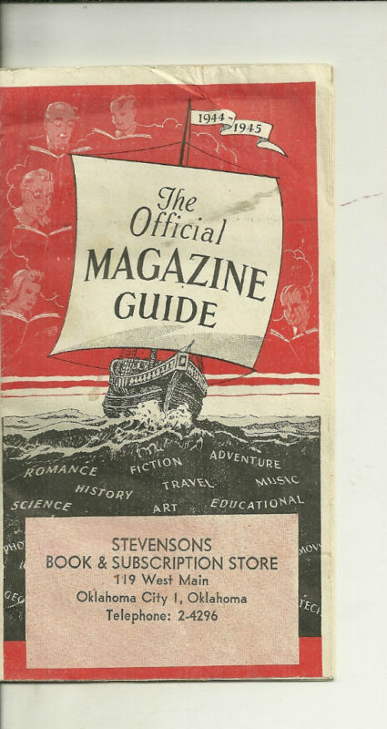 1944-45 The Official Magazine Guide (Great reference) Catalog0