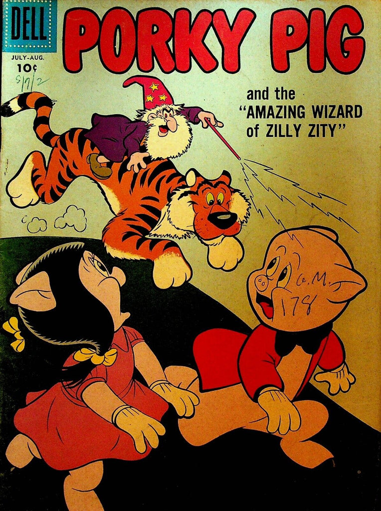 Porky Pig Comic Book 53 Dell Comics 1957 Amazing Wizard of Zilly Zity