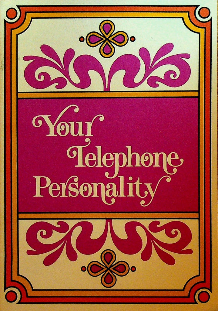 Your Telephone Personality Booklet 1972 Bell System0