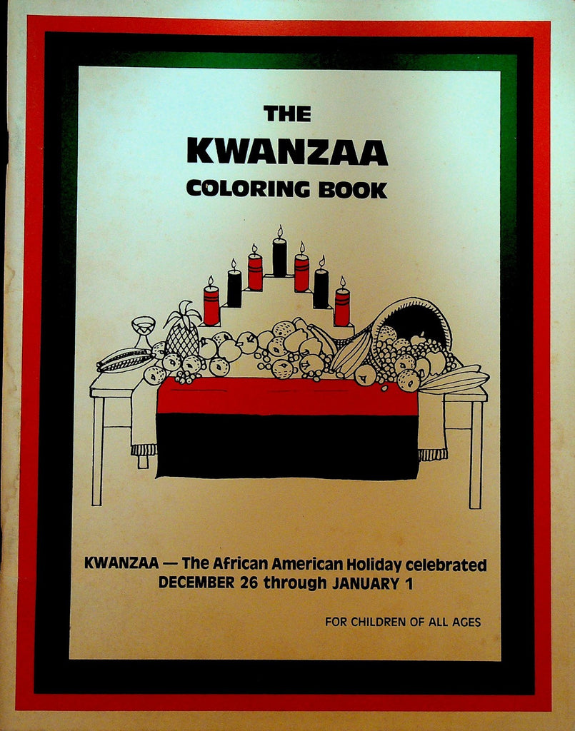 The Kwanzaa Coloring Book Valerie JR Banks Sylvia Woodward 19910