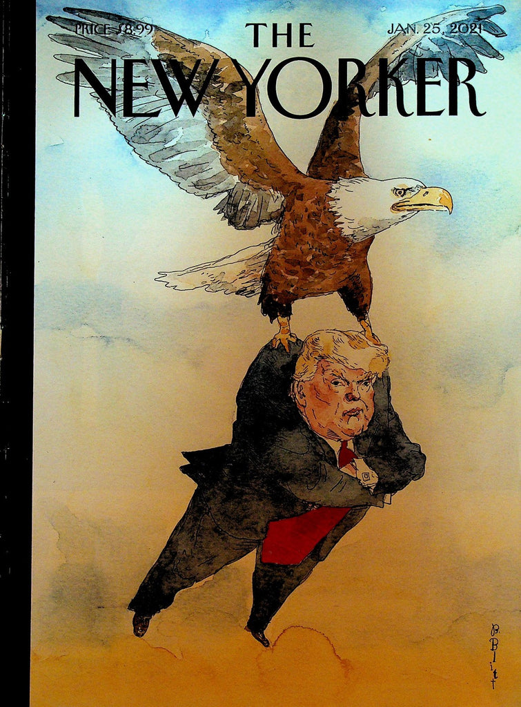 The New Yorker January 25 2021 Donald Trump Eagle Barry Blitt Allegra Goodman0