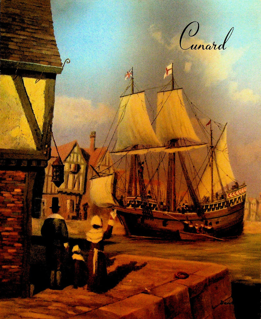 Cunard RMS Queen Elizabeth Dinner Menu March 23 19580