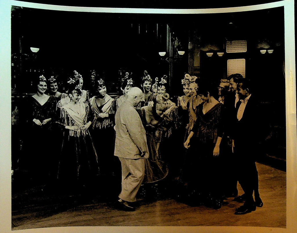 Nikita Khrushchev Wire Photo 1959 Shirley MacLaine Hollywood Can Can Dancers0