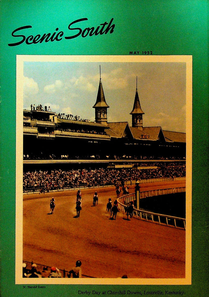 Scenic South Magazine May 1952 Standard Oil Kentucky Derby Churchill Downs0