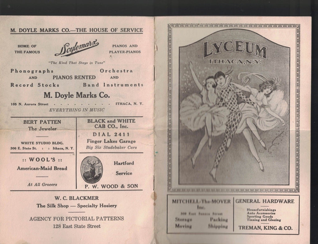 The Fool Program October 19 1923 Alf Helton Leo Kennedy Lyceum Theatre0