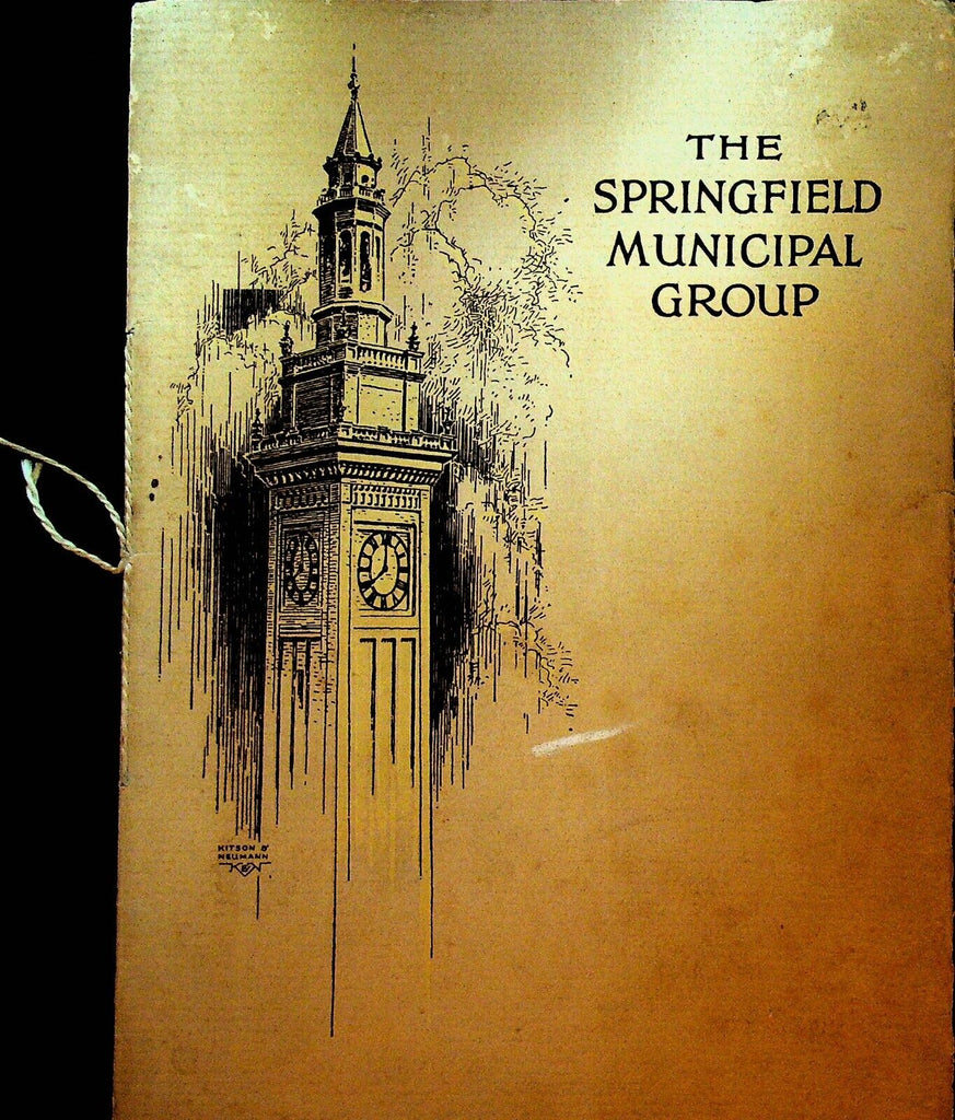 Springfield Massachusetts Municipal Group 1923 City Booklet
