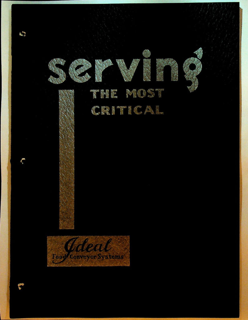 Serving The Most Critical Ideal Food Conveyor Systems 1931 Catalog0