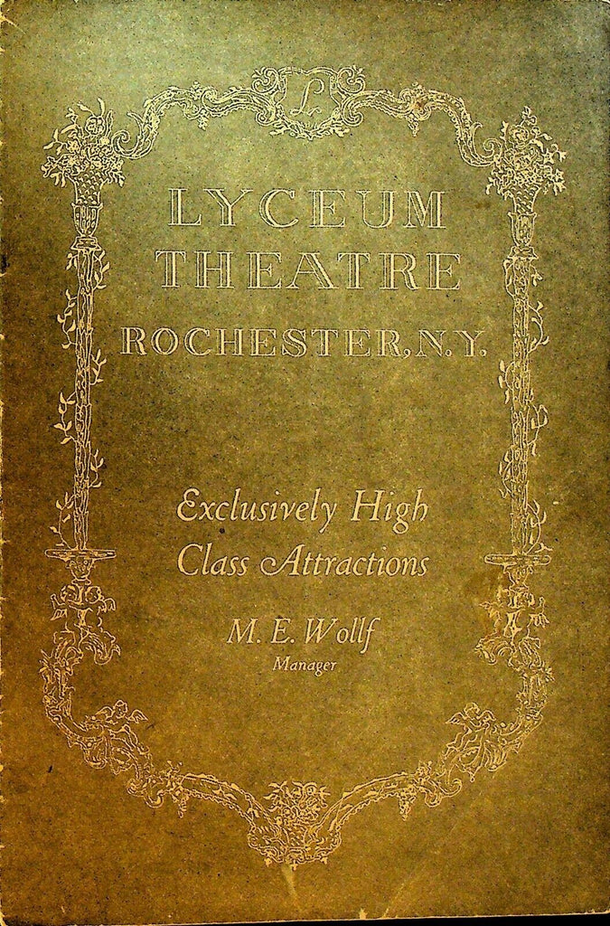 Happiness Playbill April 21 1919 The Manhattan Players Walter Gilbert Lynn Pratt