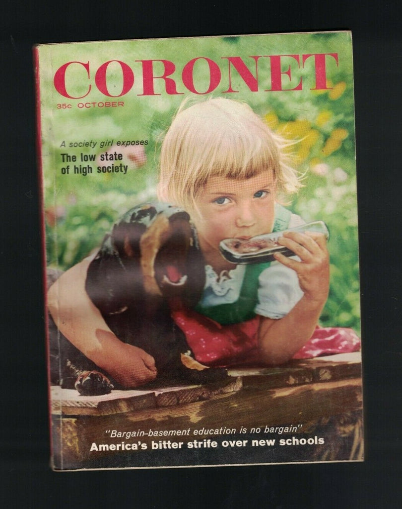Coronet Magazine October 1958 Birdman of Alcatraz Johnny Mathis Nan Marquand0