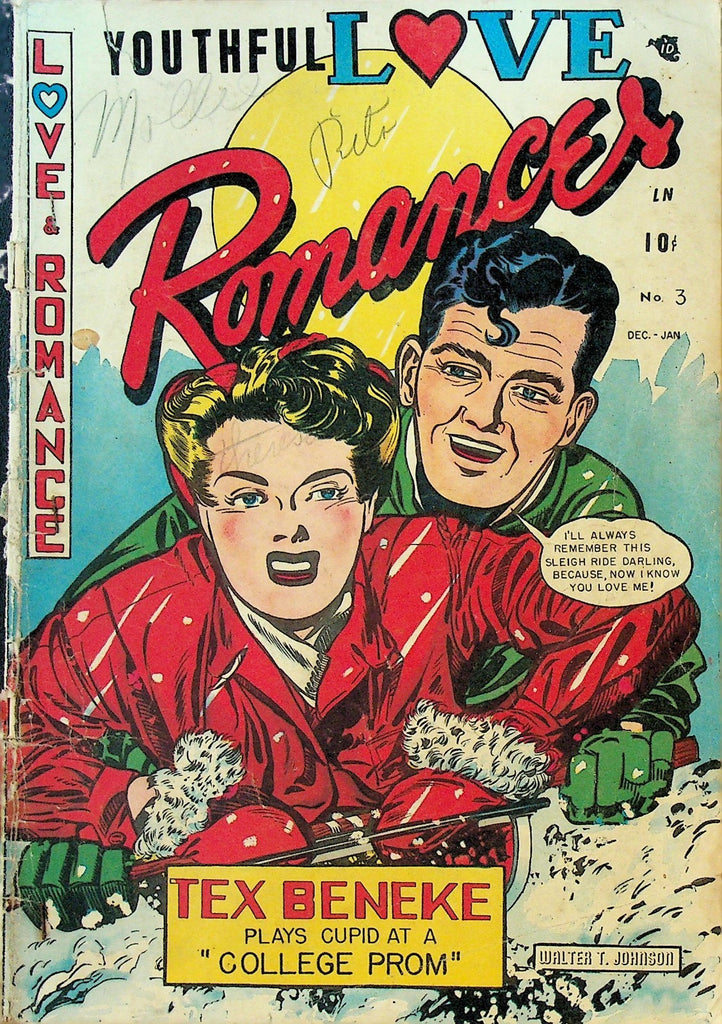 Youthful Love Romances 3 Pix Parade 1949 Golden Age Romance Comic0