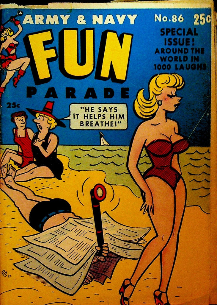 Army & Navy Fun Parade Gag Magazine #86 February 19580