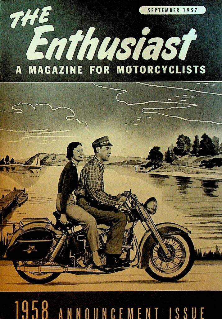 Harley Davidson Enthusiast Magazine September 1957 Motorcycles Advertisements