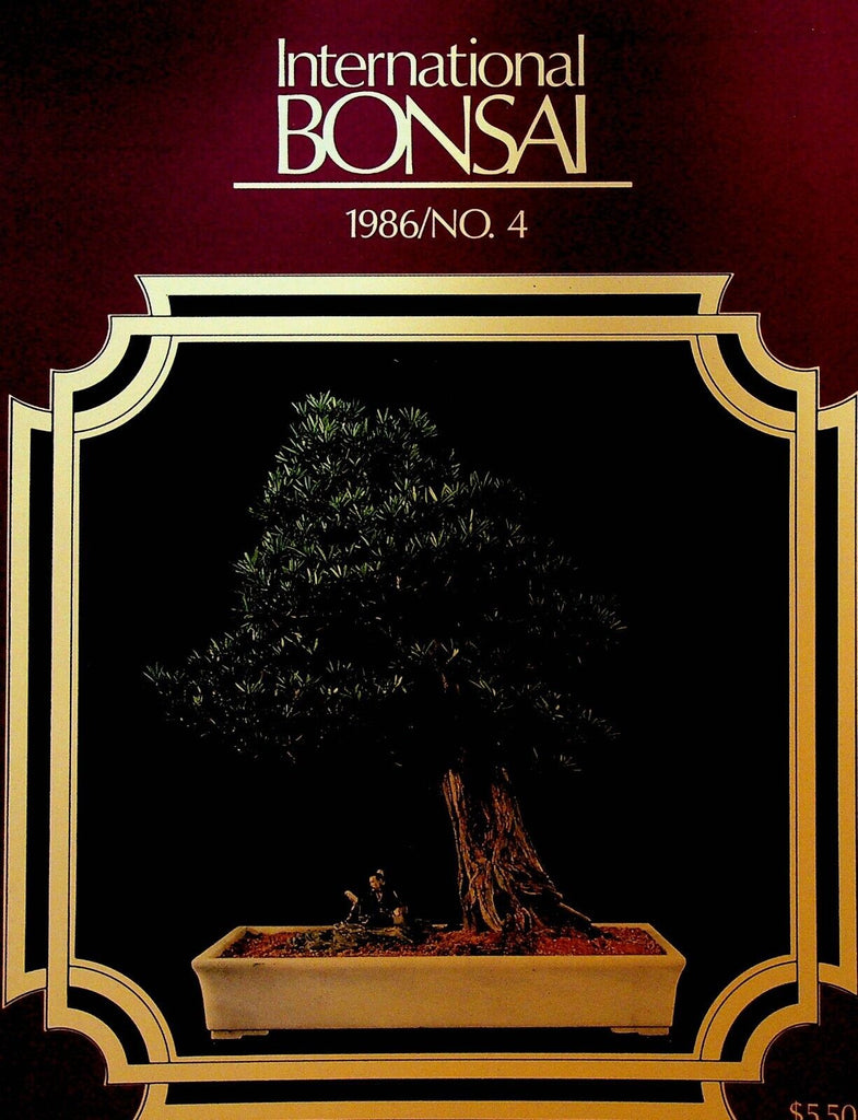 International Bonsai Magazine 1986 #4 Berchemia Bonsai Harry Tomlinson Crabapple