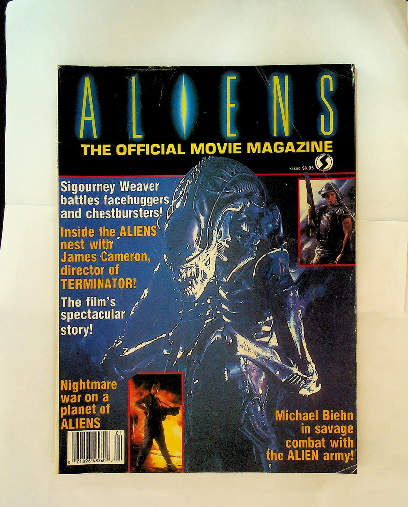 Aliens Official Movie Magazine Sigourney Weaver James Cameron 1986 Michael Biehn0