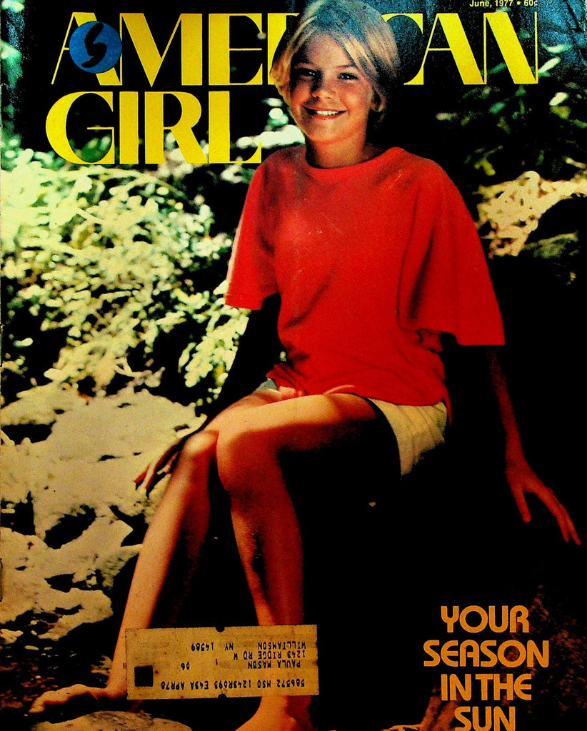 American Girl Magazine June 1977 Girl Scouts Tia Griffin Jackie Mitchell0
