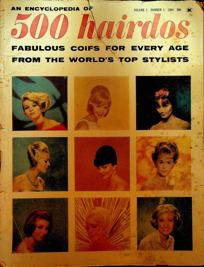 An Encyclopedia of 500 Hairdos Magazine 1964 Fabulous Coifs