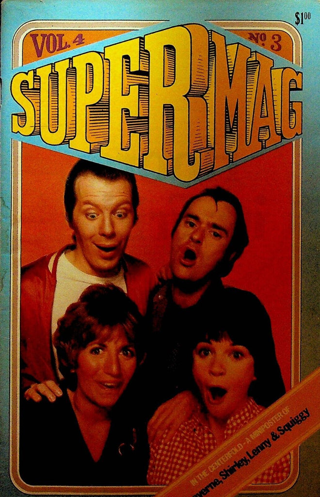 Supermag Magazine V4 #3 Laverne & Shirley Lorenzo Lamas Olympics