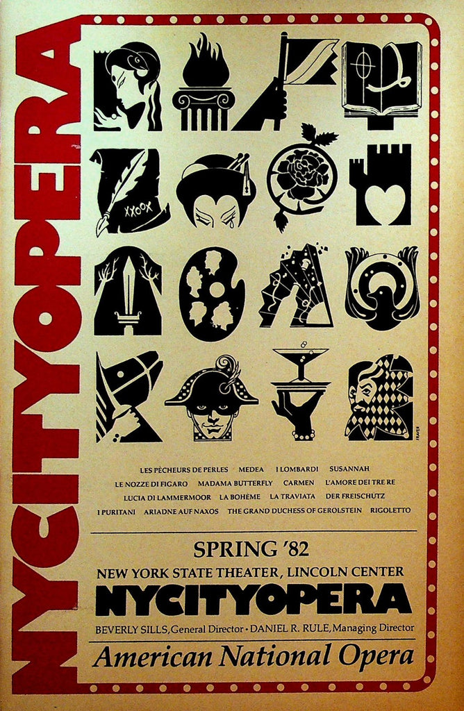 Die Feen New York City Opera Playbill February 24 1982 June Anderson0