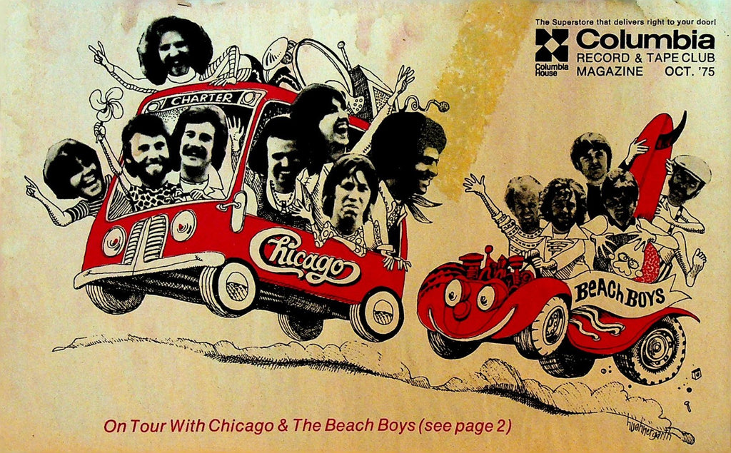 Columbia Record & Tape Club Catalog October 1975 Beach Boys Chicago Jim Croce0