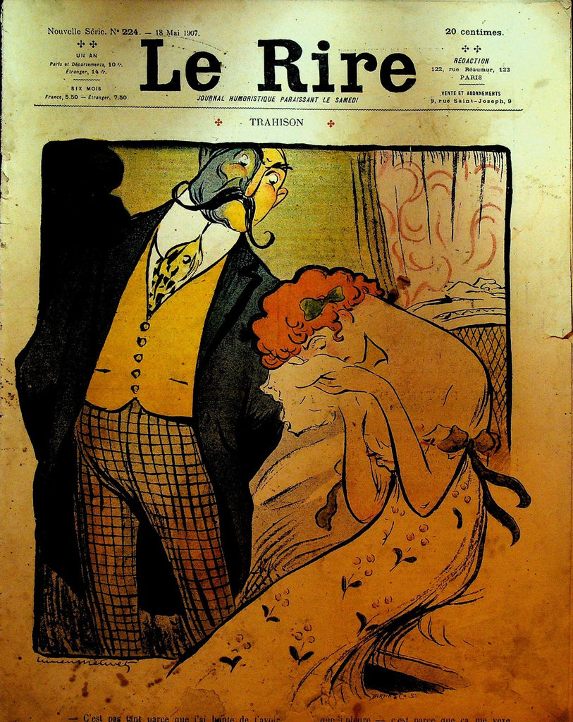 La Rire French Humor Magazine New Series 224 May 18 19070