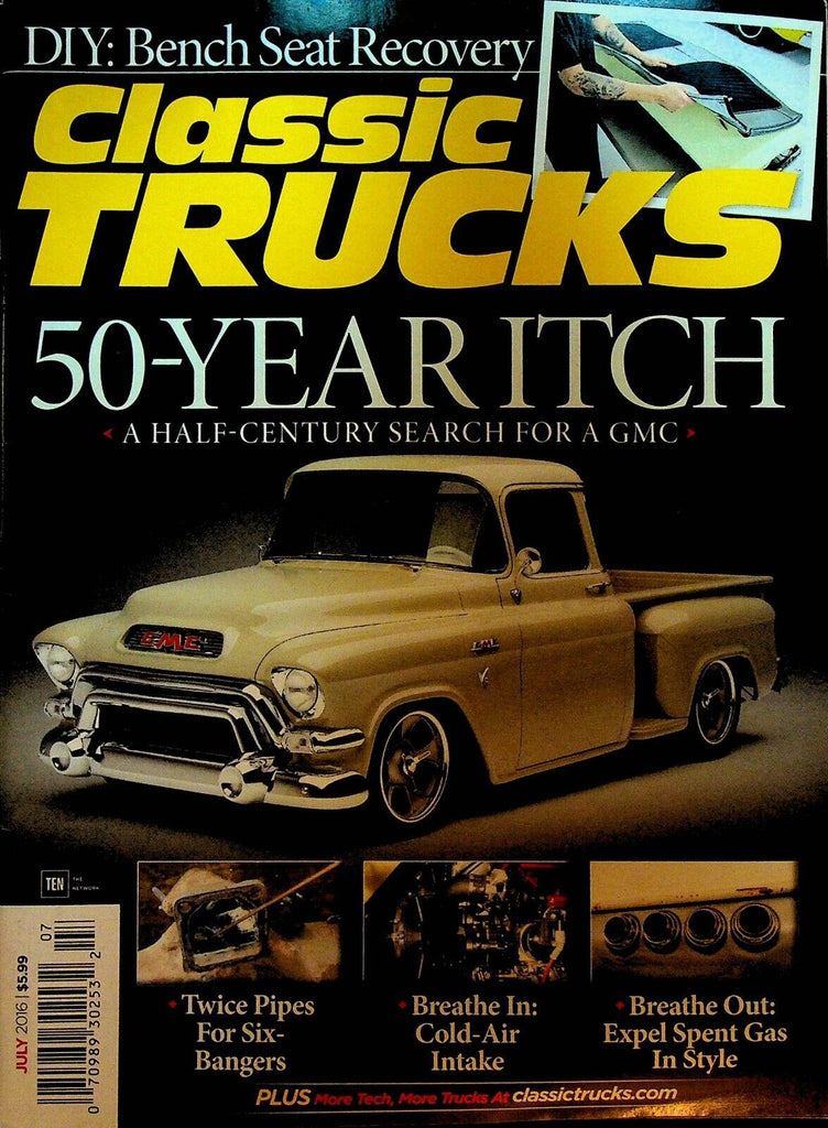 Classic Trucks Magazine July 2016 Ford F-100 GMC C10 Stepside Pickup