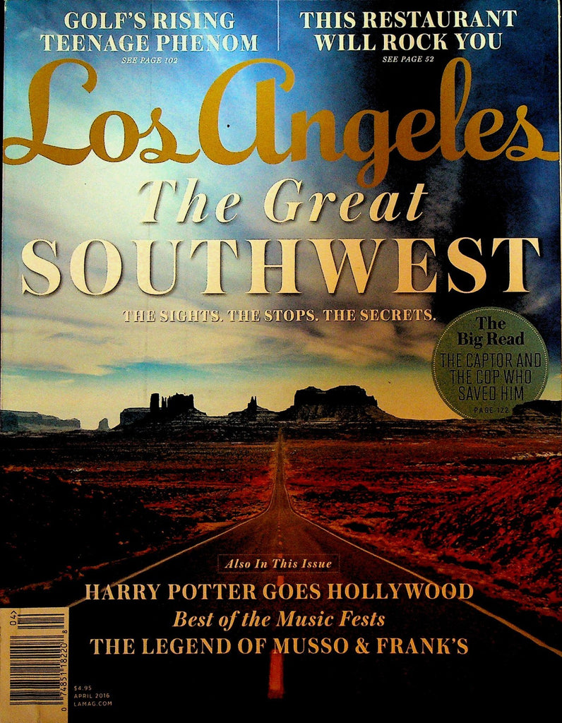Los Angeles Magazine April 2016 Harry Potter Andrea Lee Golf Gary Barrett0