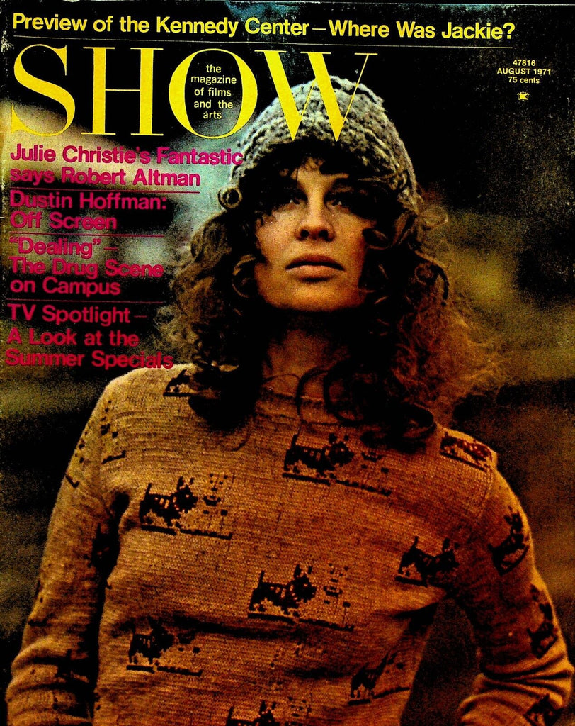 Show Magazine August 1971 Julie Christie Pablo Picasso Dustin Hoffman