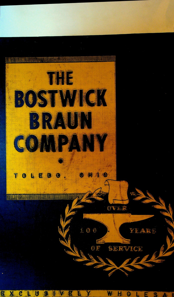 Bostwick Braun Company Catalog 1964 Toledo Ohio Tools Asbestos0